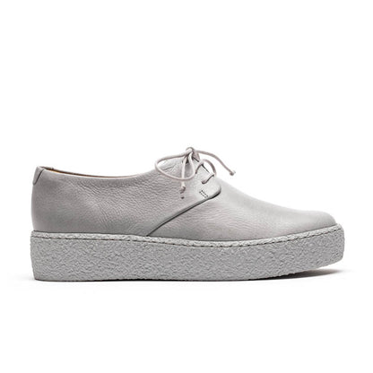 SS24 GEEK PLATFORM Stone | Leather Sneakers | Tracey Neuls