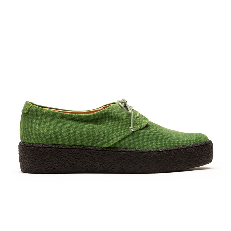GEEK PLATFORM Kiwi | Green Printed Leather Sneakers | Tracey Neuls