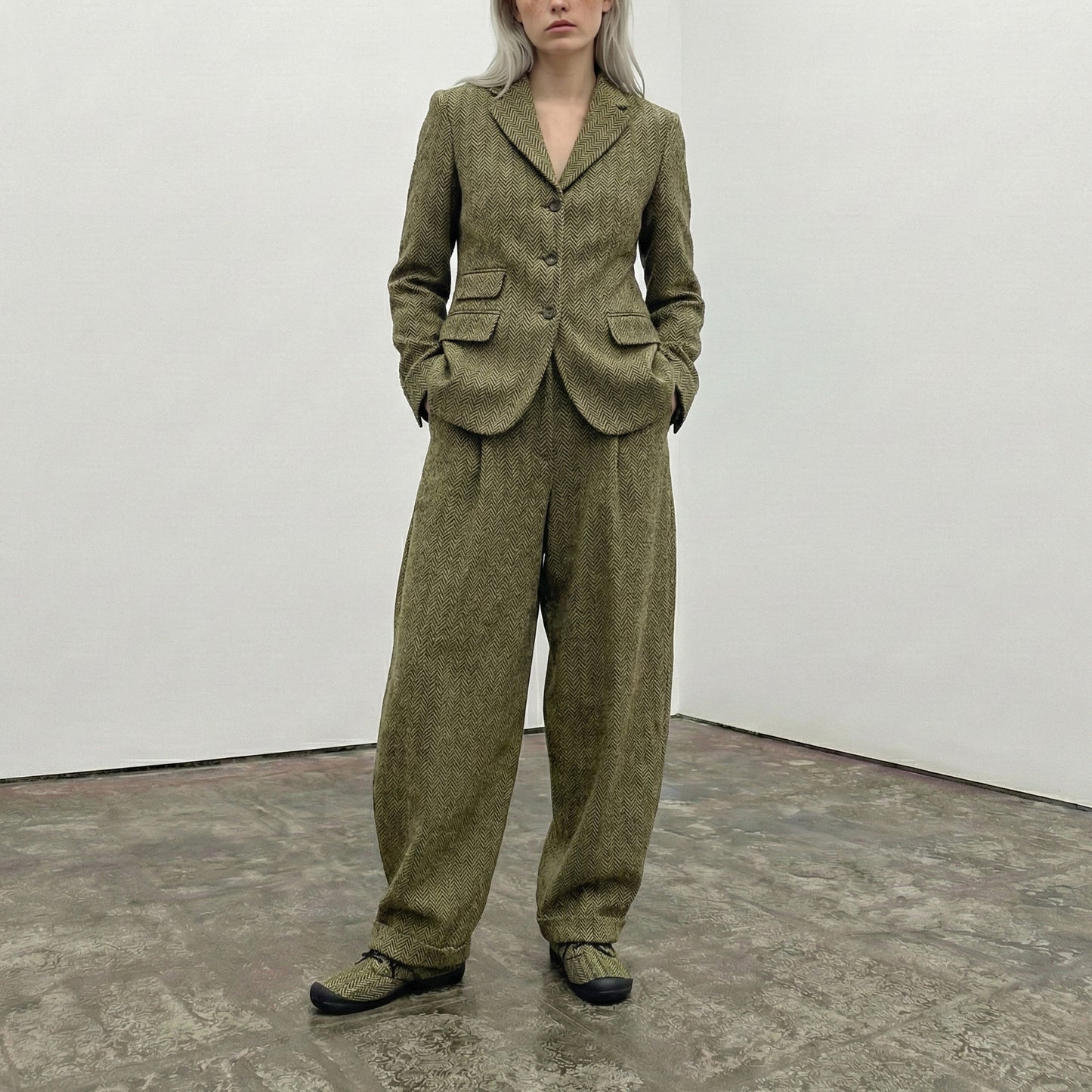 GEEK OG Dashing Tweed | Reflective Wool Sneakers