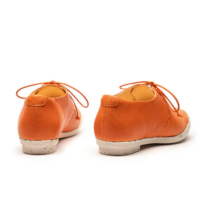 SS25_50 GEEK Pumpkin | Leather Sneakers | Tracey Neuls