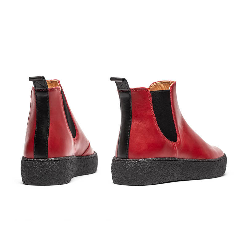 GEORGE PLATFORM Oxblood | Leather Chelsea Boots | Tracey Neuls