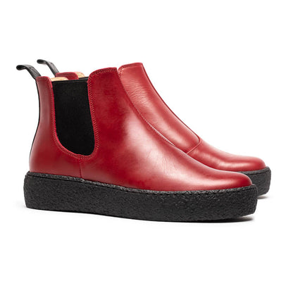 GEORGE PLATFORM Oxblood | Leather Chelsea Boots | Tracey Neuls