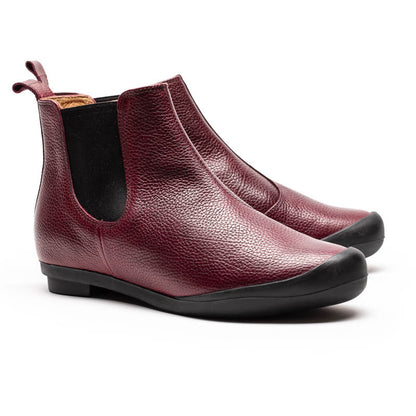 GEORGE Malbec | Burgundy Leather Chelsea Boots I Tracey Neuls