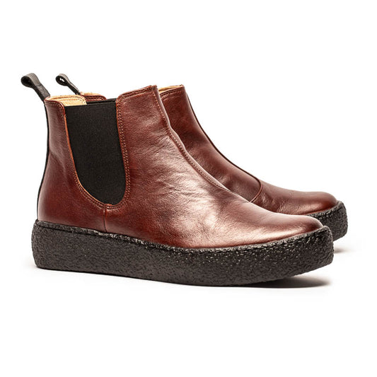 SS25_47 GEORGE Platform Chestnut | Leather Chelsea Boot | Tracey Neuls