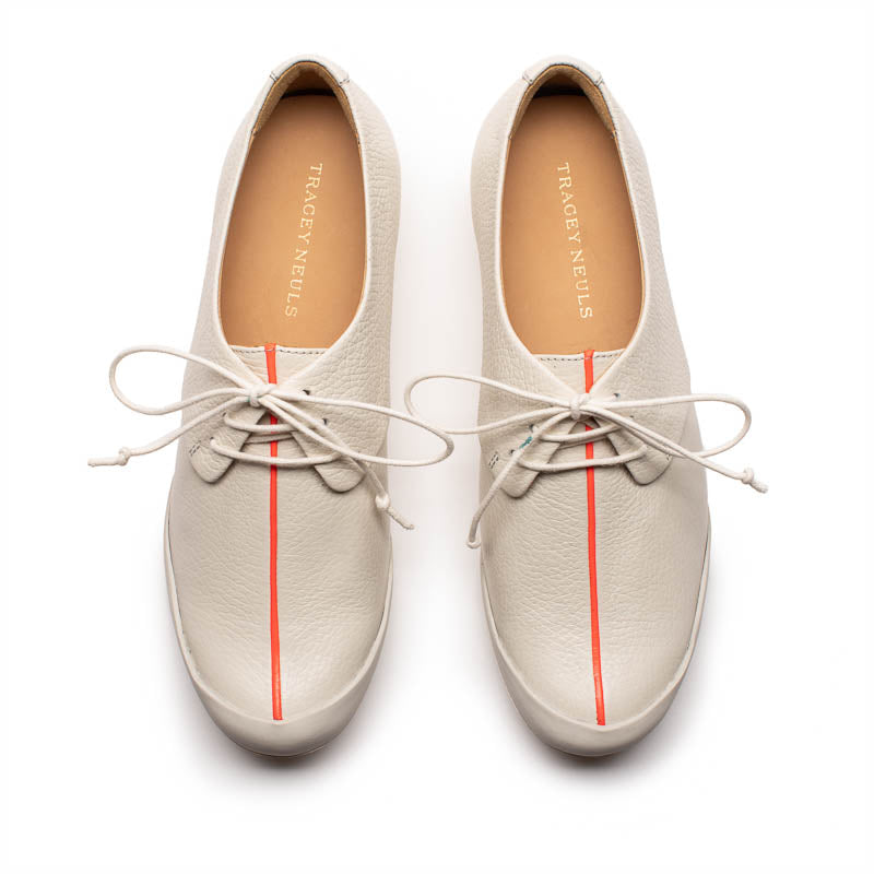 GEEK Fast Gesso | Ivory Leather Sneakers | Tracey Neuls