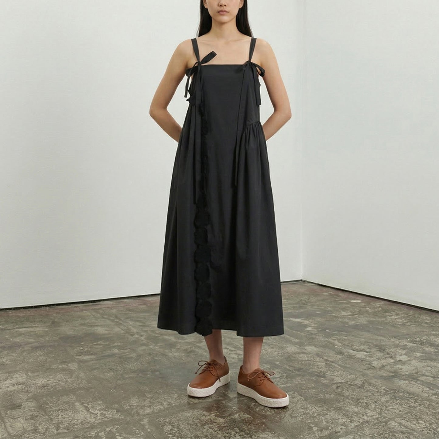 GEEK PLATFORM Milk Chocolate | Leather Sneakers