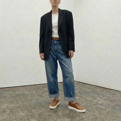 GEEK PLATFORM Milk Chocolate | Leather Sneakers | Tracey Neuls