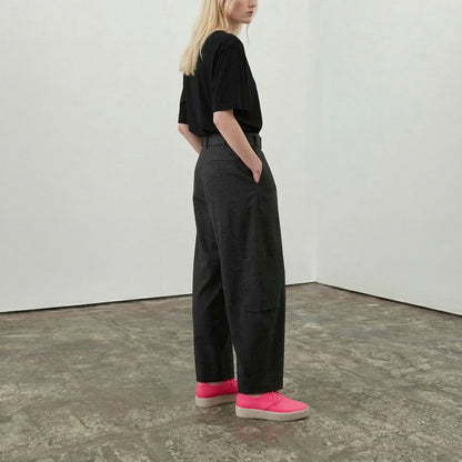 GEEK PLATFORM Neon Pink | Leather Sneakers | Tracey Neuls