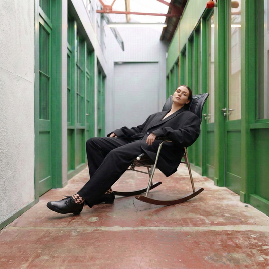 SOCKS Houndstooth | Black & Cream | Tracey Neuls