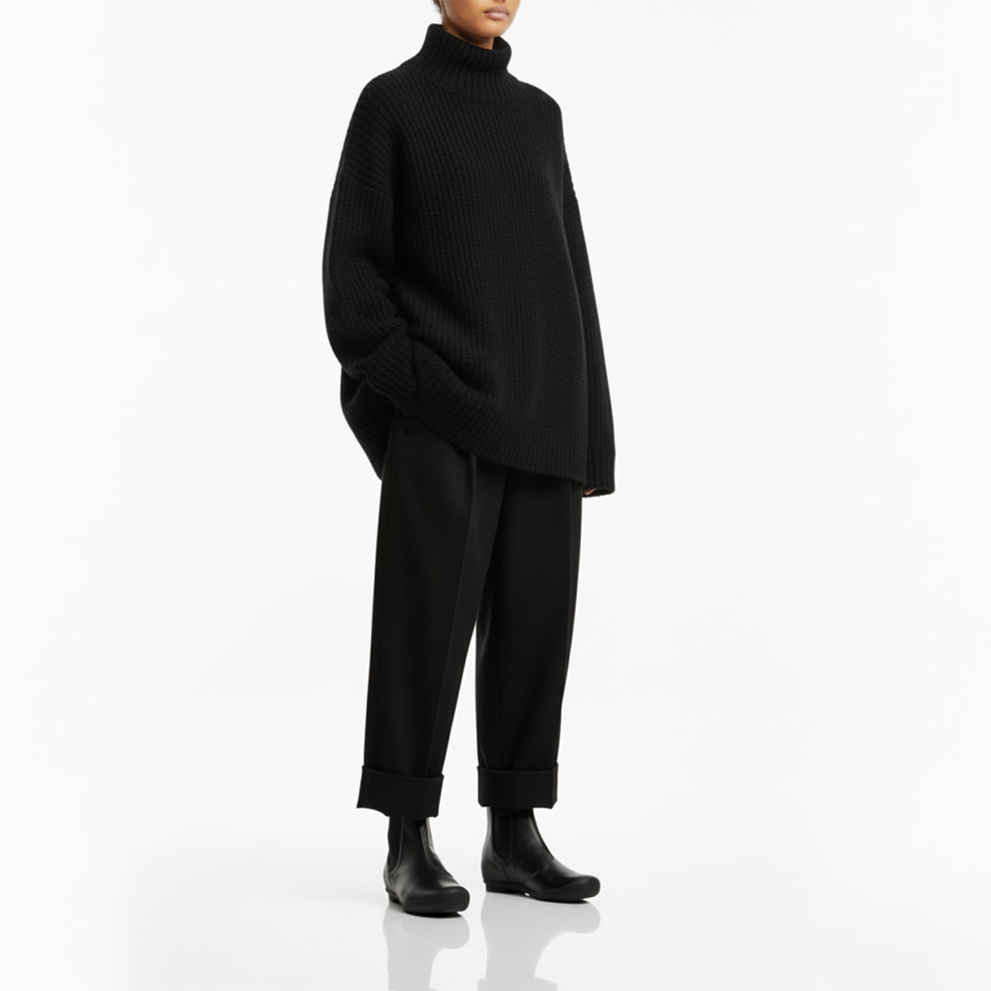 GEORGE Black | Leather Chelsea Boots | Tracey Neuls