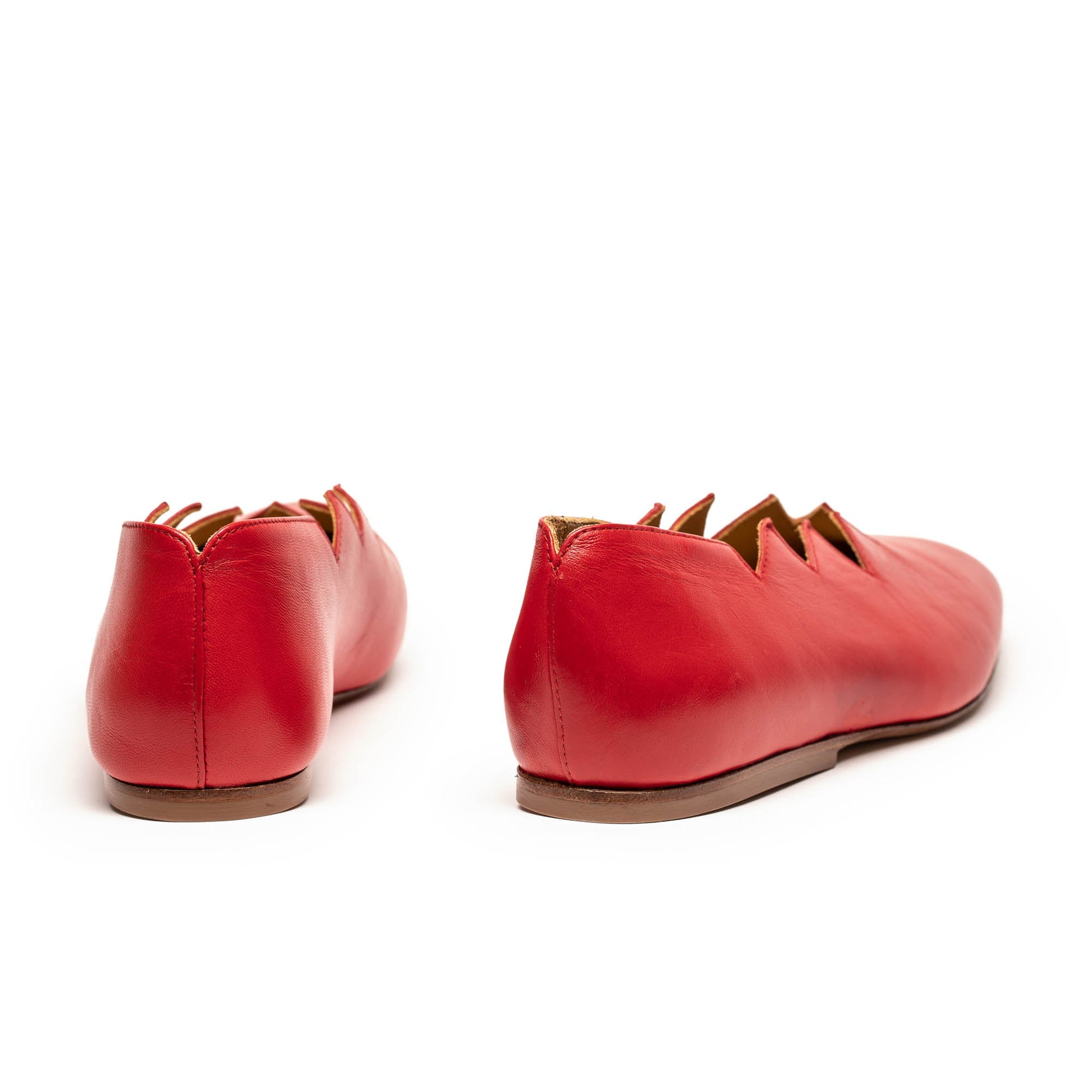 SS24 HOLZER Tomato | Leather Slip On | Tracey Neuls