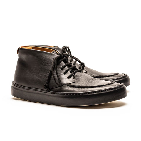 JAYCE Charcoal |  Black Mens Leather High Top | Tracey Neuls
