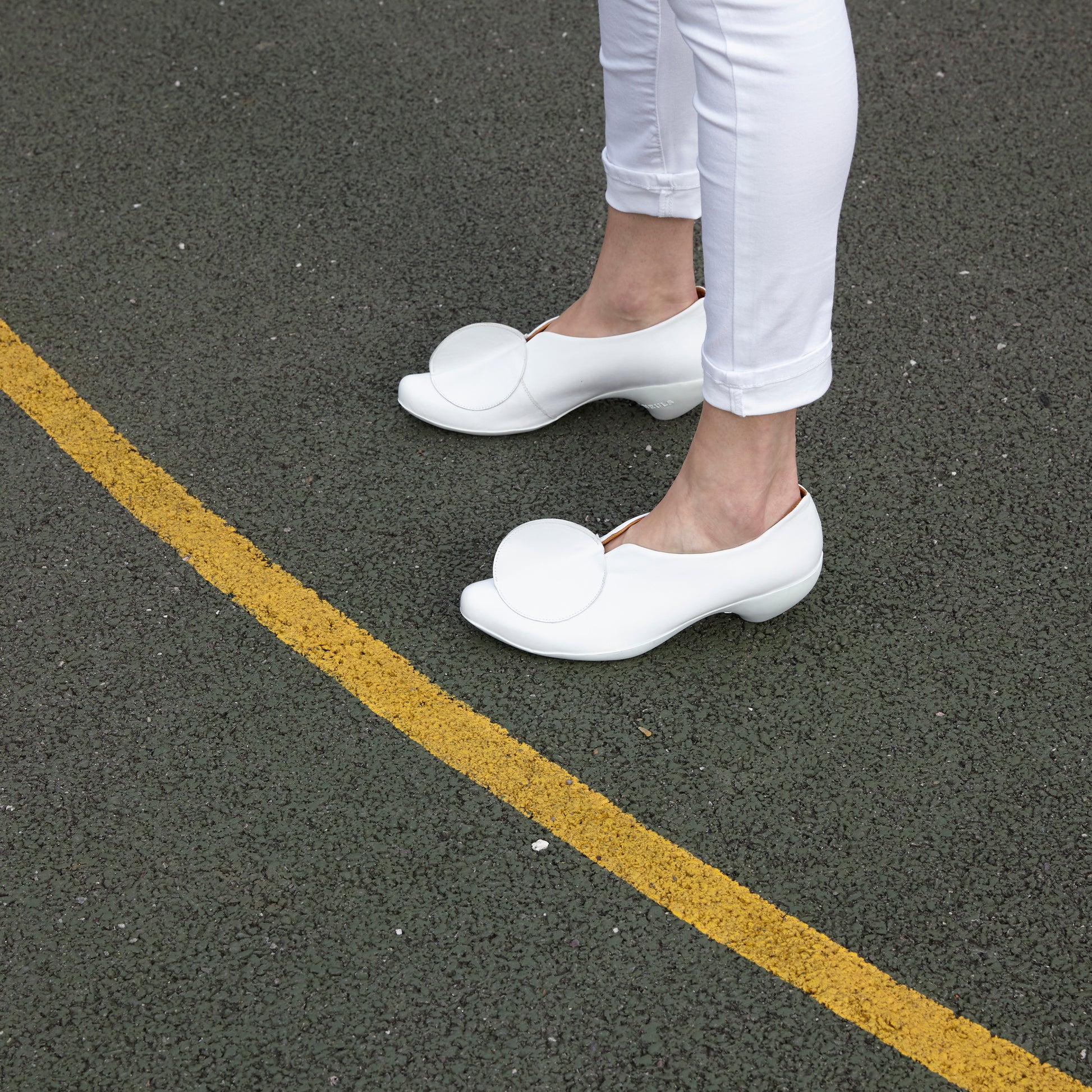 SS24 LOWTOP White | Slip On Heels | Tracey Neuls