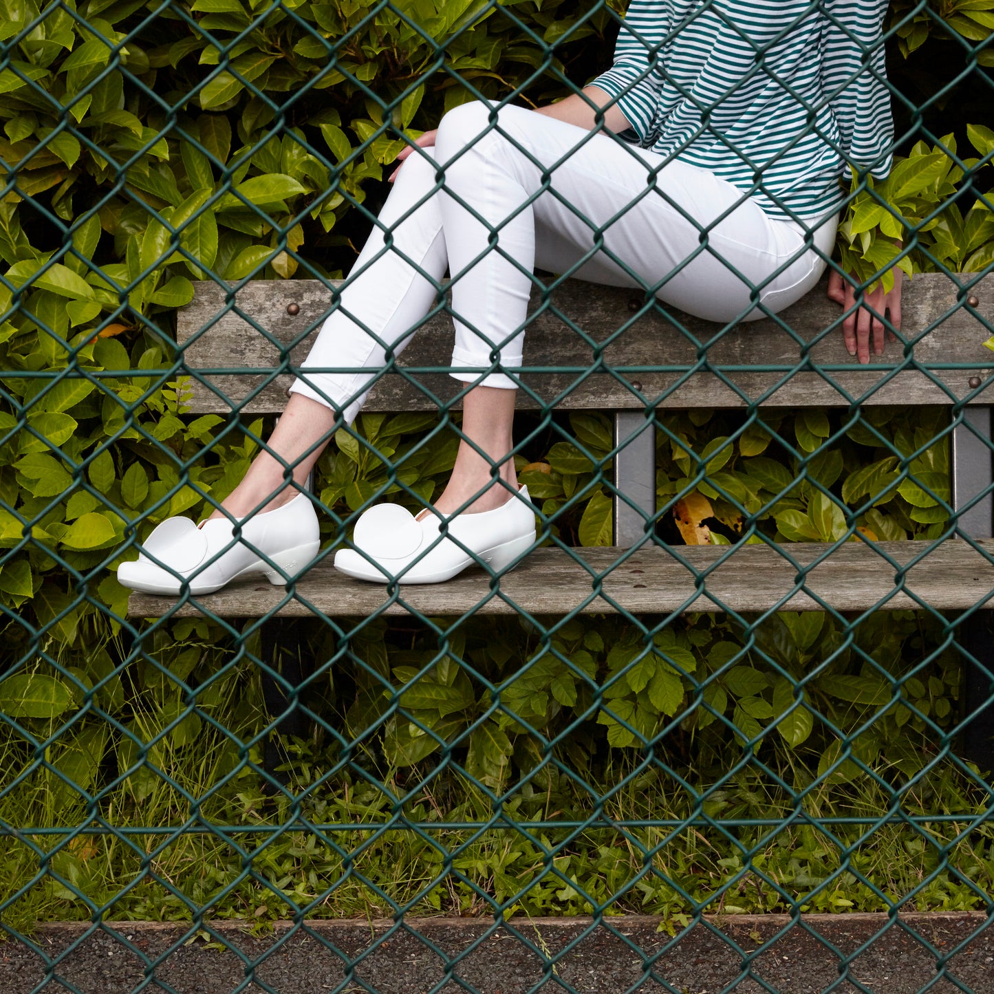 SS24 LOWTOP White | Slip On Heels