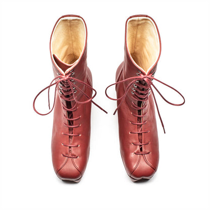 JONES Gigondas | Leather Wedge Boots