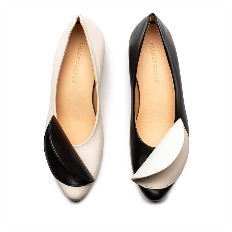 Flat Black And White Spectator Shoes Madison Spectator Spat Cap