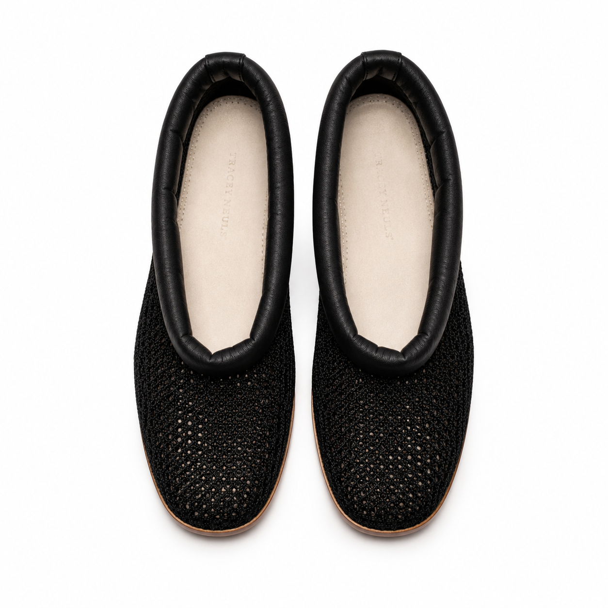 SAMPLE 41 GAIL Black | Woven Wedge Heel