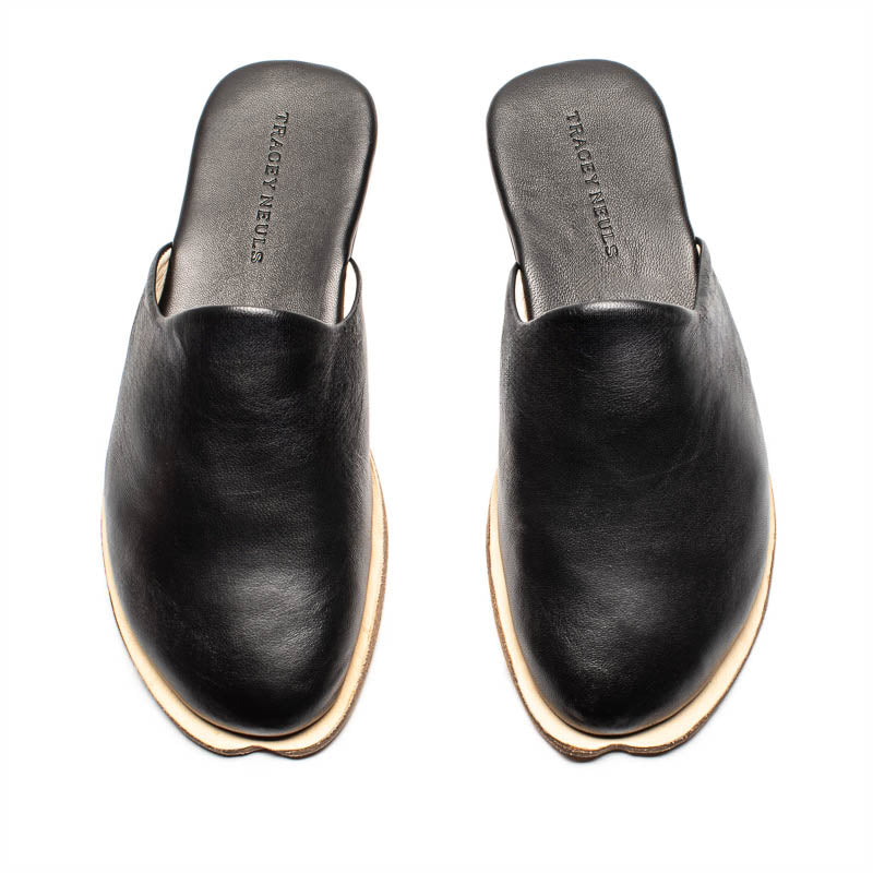LALA Black | Leather Mule | Tracey Neuls