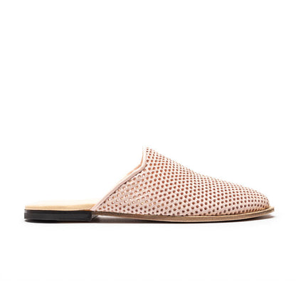 LALA Grapefruit | Perforated Leather Mule