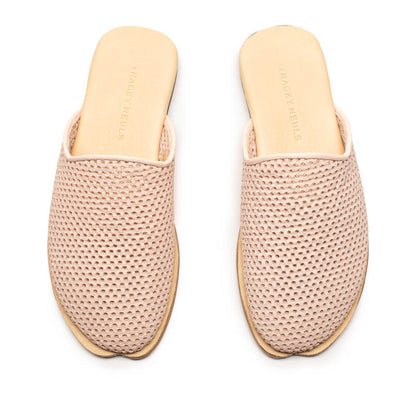 LALA Grapefruit | Perforated Leather Mule