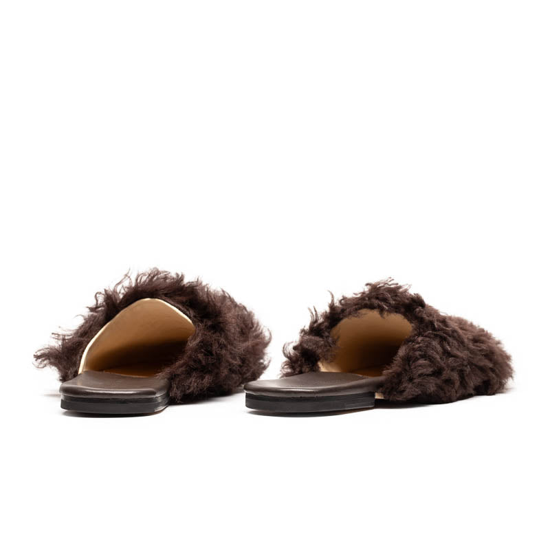 LALA Mangosteen | Shearling Mule | Tracey Neuls