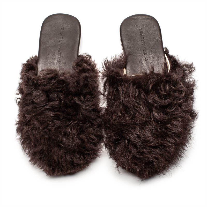 LALA Mangosteen | Shearling Mule | Tracey Neuls