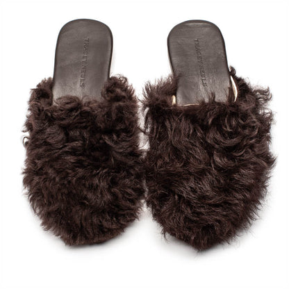 LALA Mangosteen | Shearling Mule | Tracey Neuls