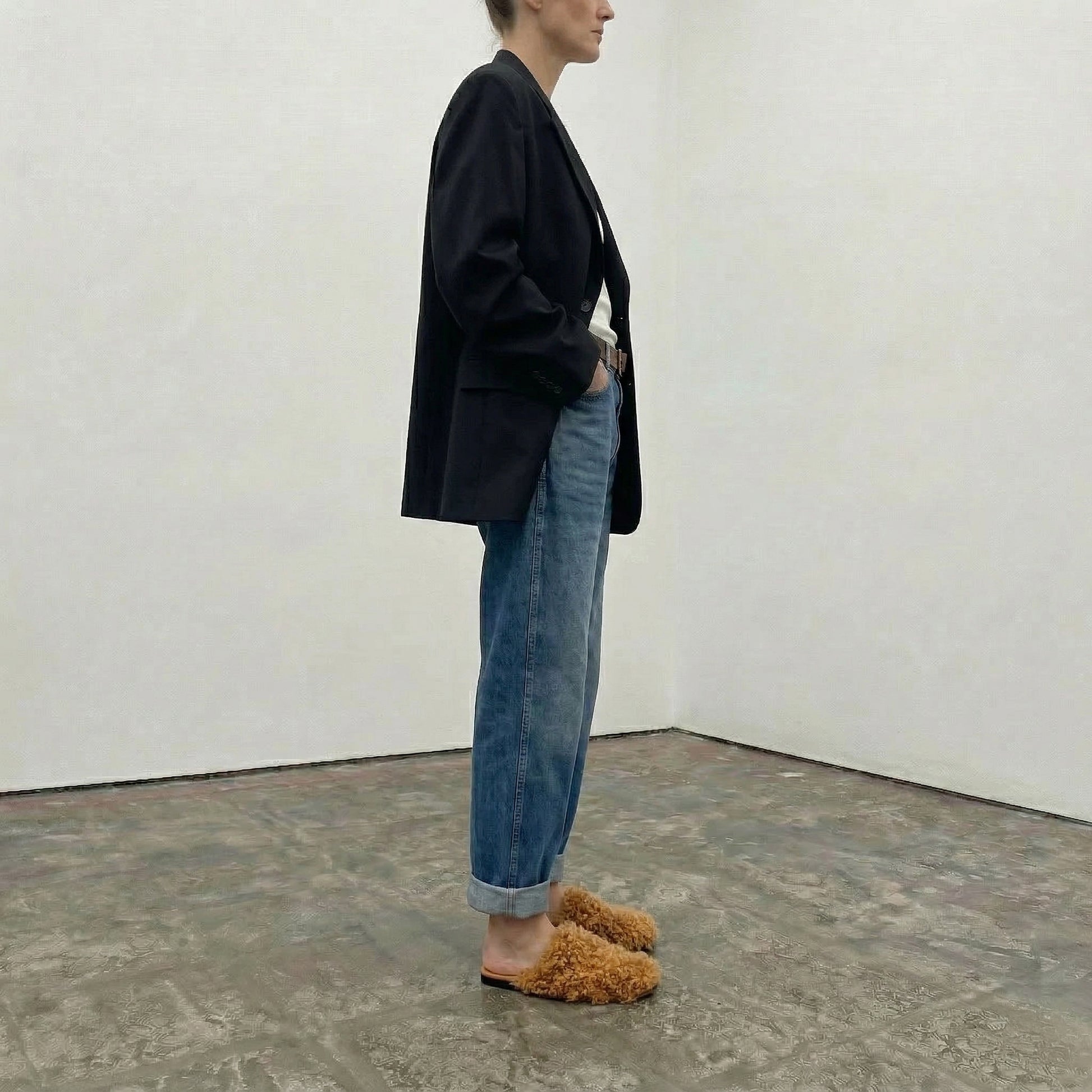 LALA Ginger | Shearling Mule | Tracey Neuls
