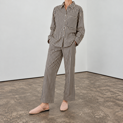 LALA Grapefruit | Perforated Leather Slipper