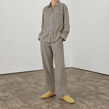 LALA Lime | Perforated Leather Slipper