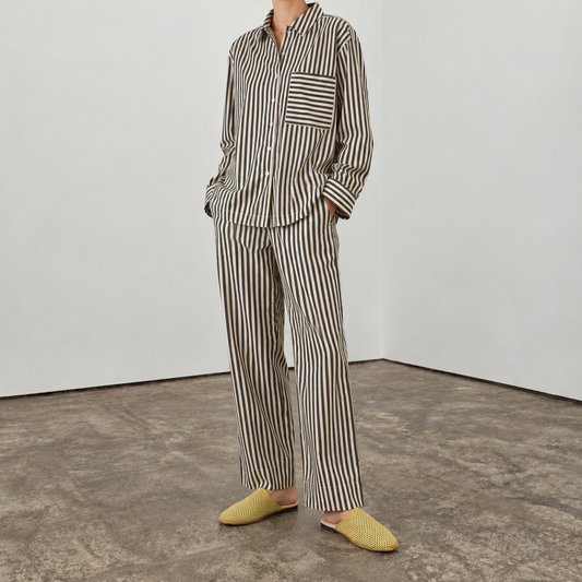 LALA Lime | Perforated Leather Slipper