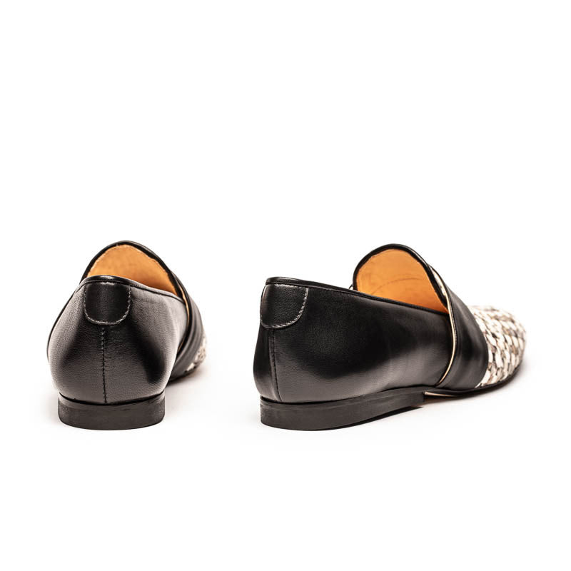 LOAFER Fossil | Leather Slip Ons