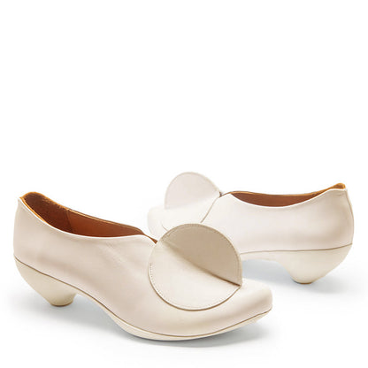 SS25_61 LOWTOP Parchment | Slip On Heels | Tracey Neuls