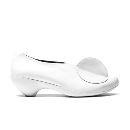 AW24_14 LOWTOP White | Slip On Heels