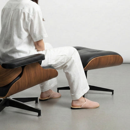 LALA Grapefruit | Perforated Leather Mule