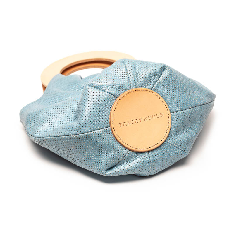 LOOPY BIG SISTER | Blue Leather Bag | Tracey Neuls