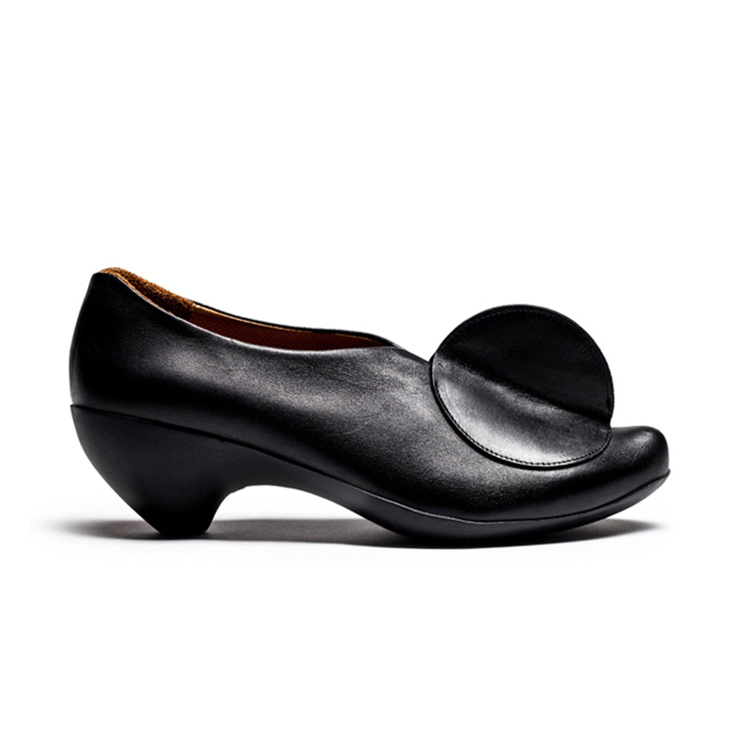 LOWTOP Black Women's Slip On Calf Mid-Heel by Tracey Neuls