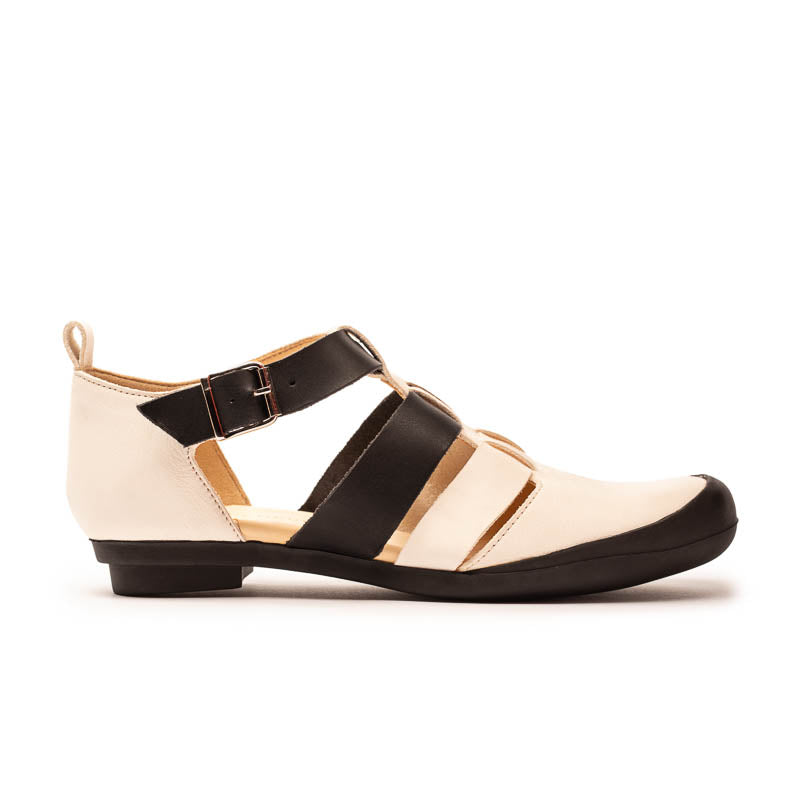 SS25_48 MARINER Parchment | Leather Sandals | Tracey Neuls