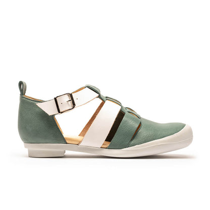 SS25_49 MARINER Sage | Leather Sandals | Tracey Neuls