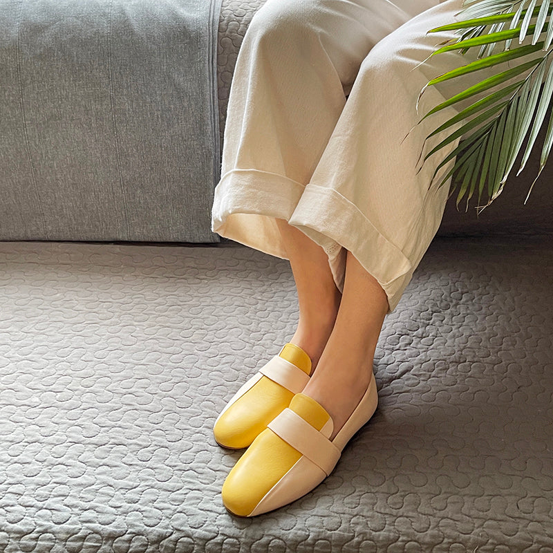SS24 MONDRIAN Natural | Leather Loafers