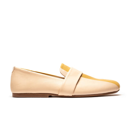 MONDRIAN Neutral | Natural n Wheat Leather Loafer | Tracey Neuls