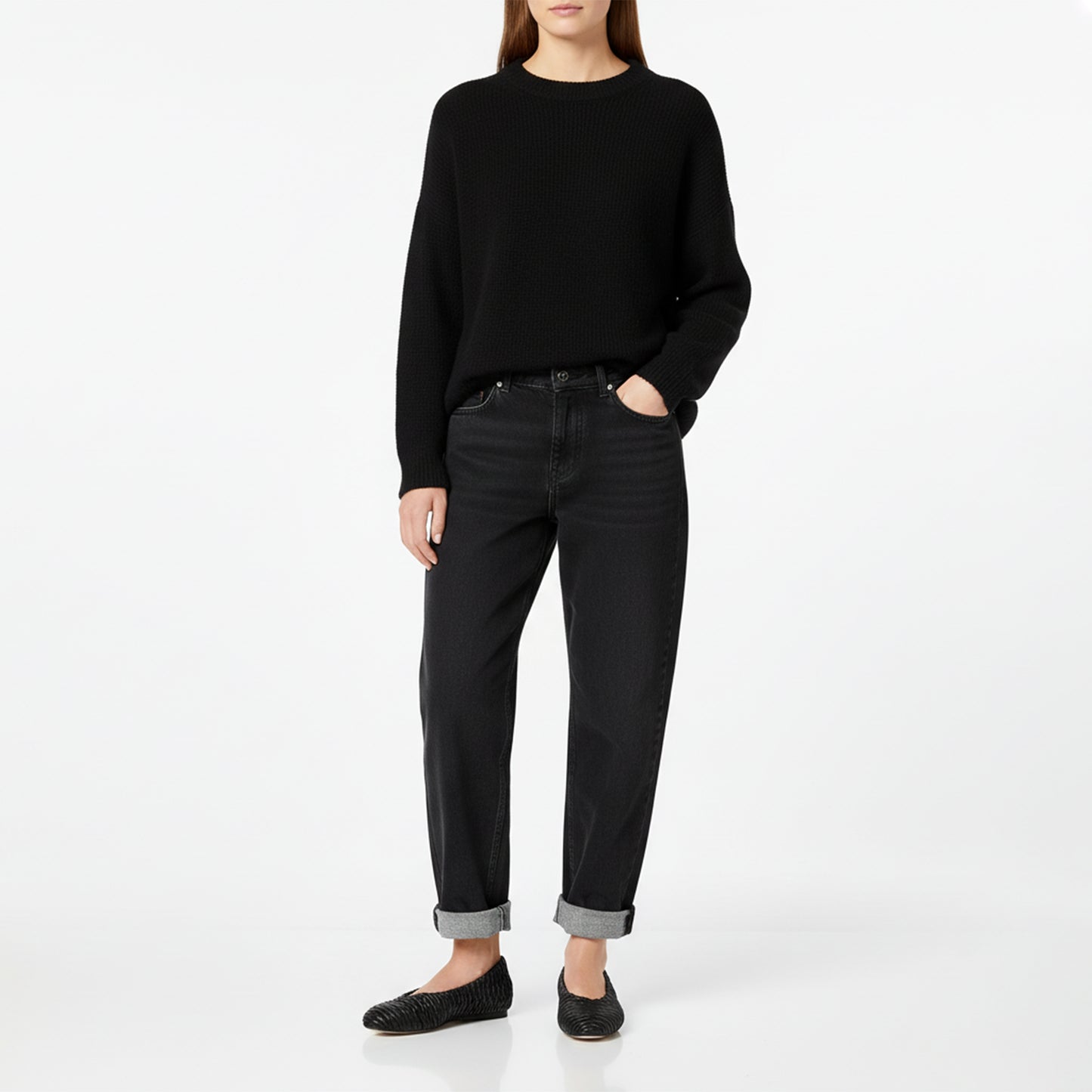 MABONA Black | Slip On Flats