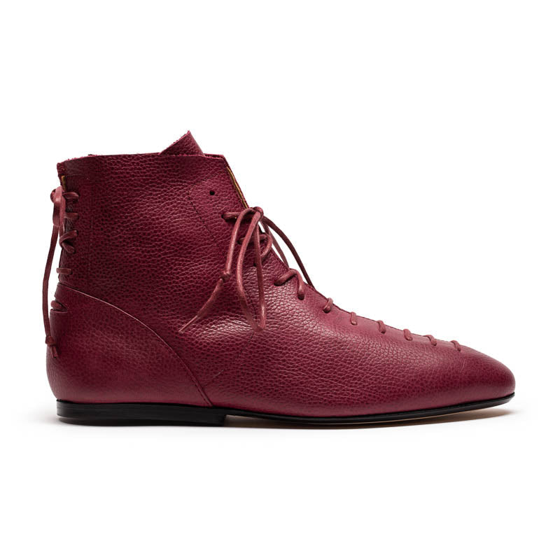 Soft leather lace clearance up ankle boots