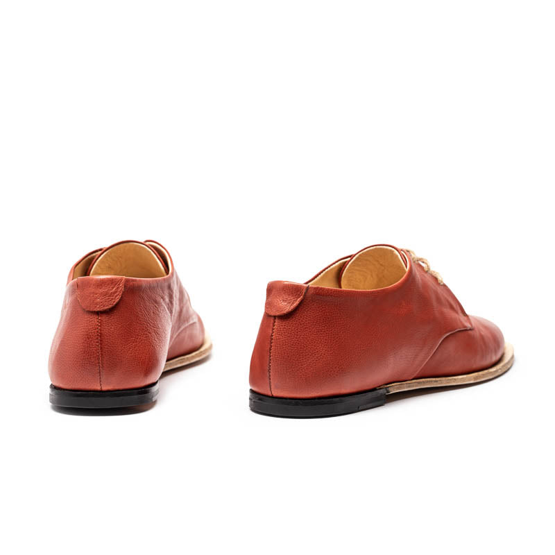 MANNY Rust | Leather Derby | Tracey Neuls