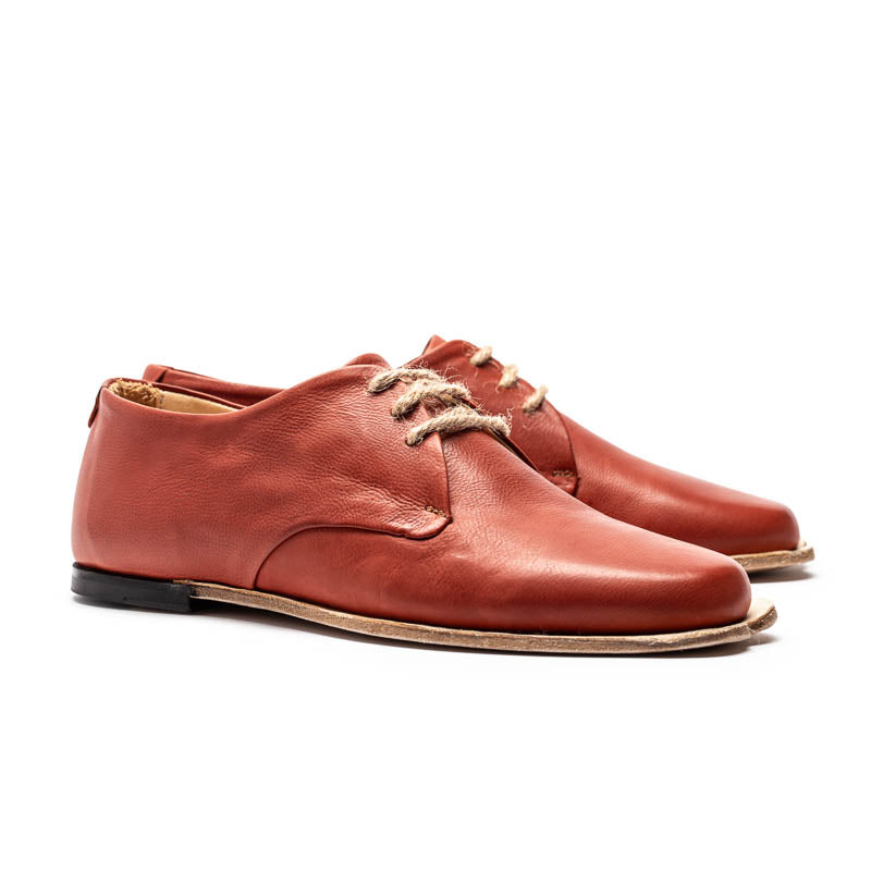 MANNY Rust | Leather Derby | Tracey Neuls