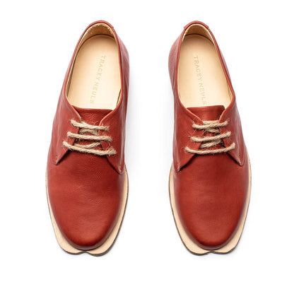 MANNY Rust | Leather Derby | Tracey Neuls