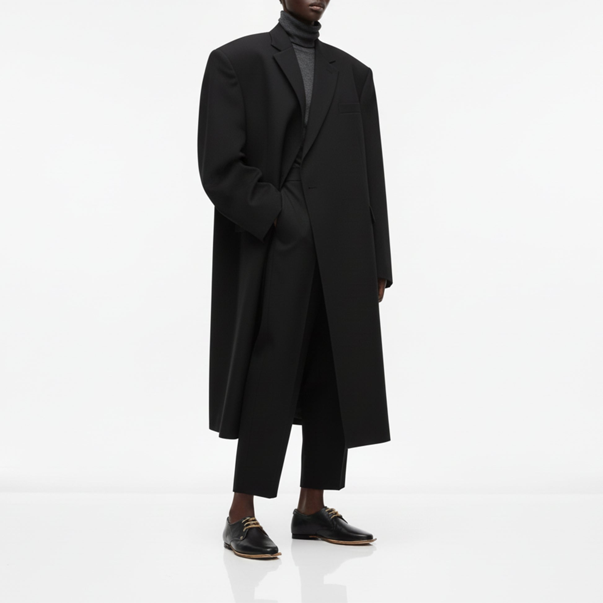 MANNY Black | Leather Derby | Tracey Neuls