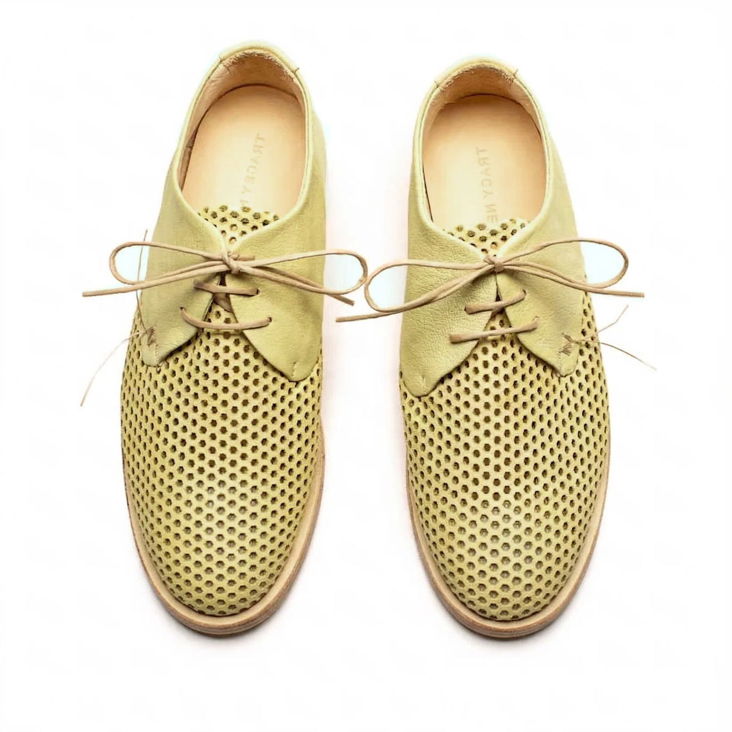 MANNY Lime | Perforated Derby