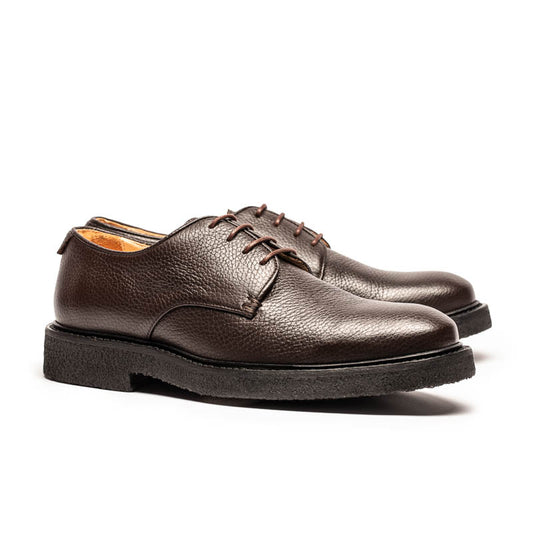 PABLO Dark Chocolate | Grain Leather Derby | Tracey Neuls