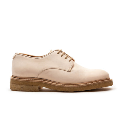 PABLO Powder | Light Pink Leather Crepe Sole Derbies | Tracey Neuls